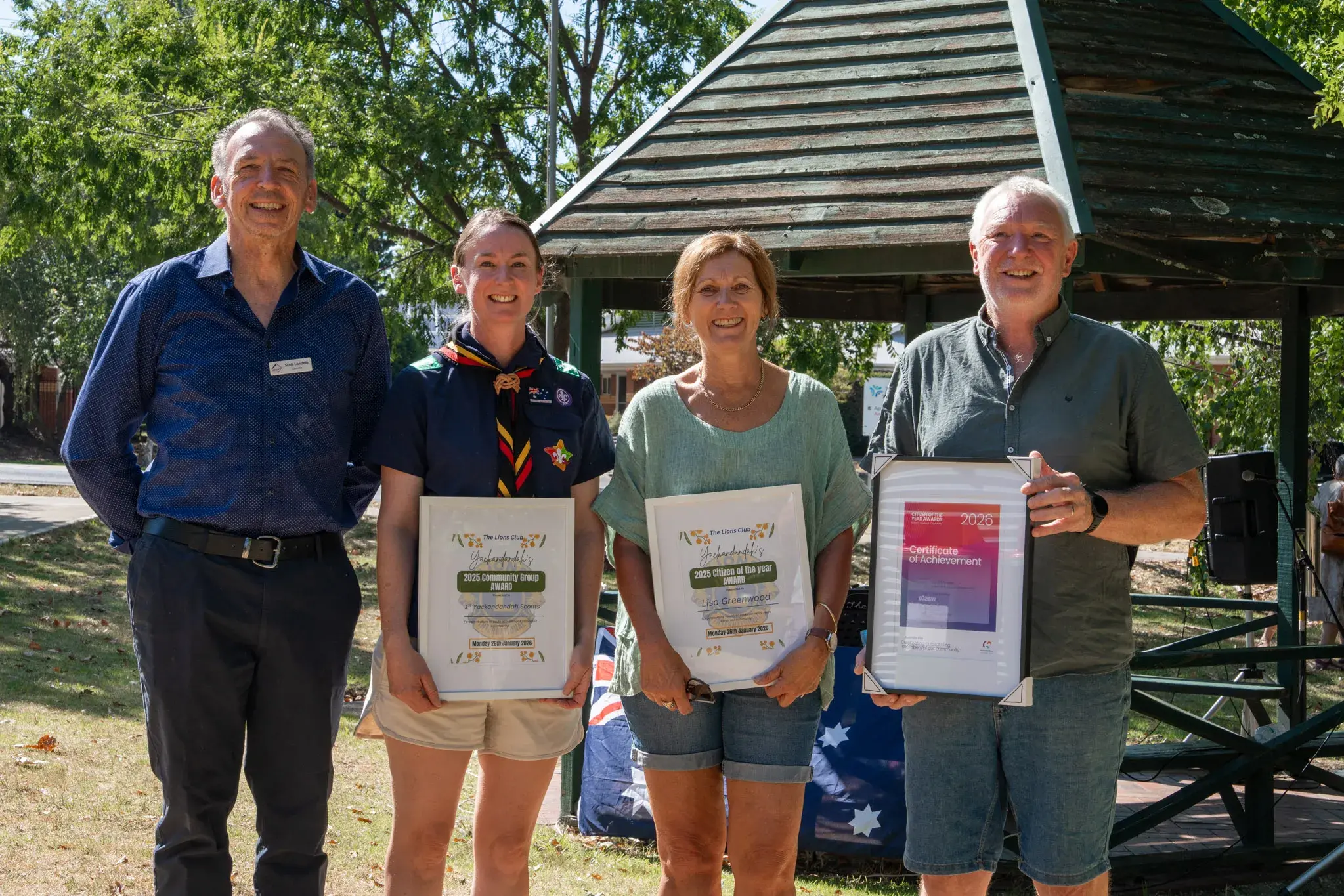 A Lions share of awards for volunteers on Australia Day