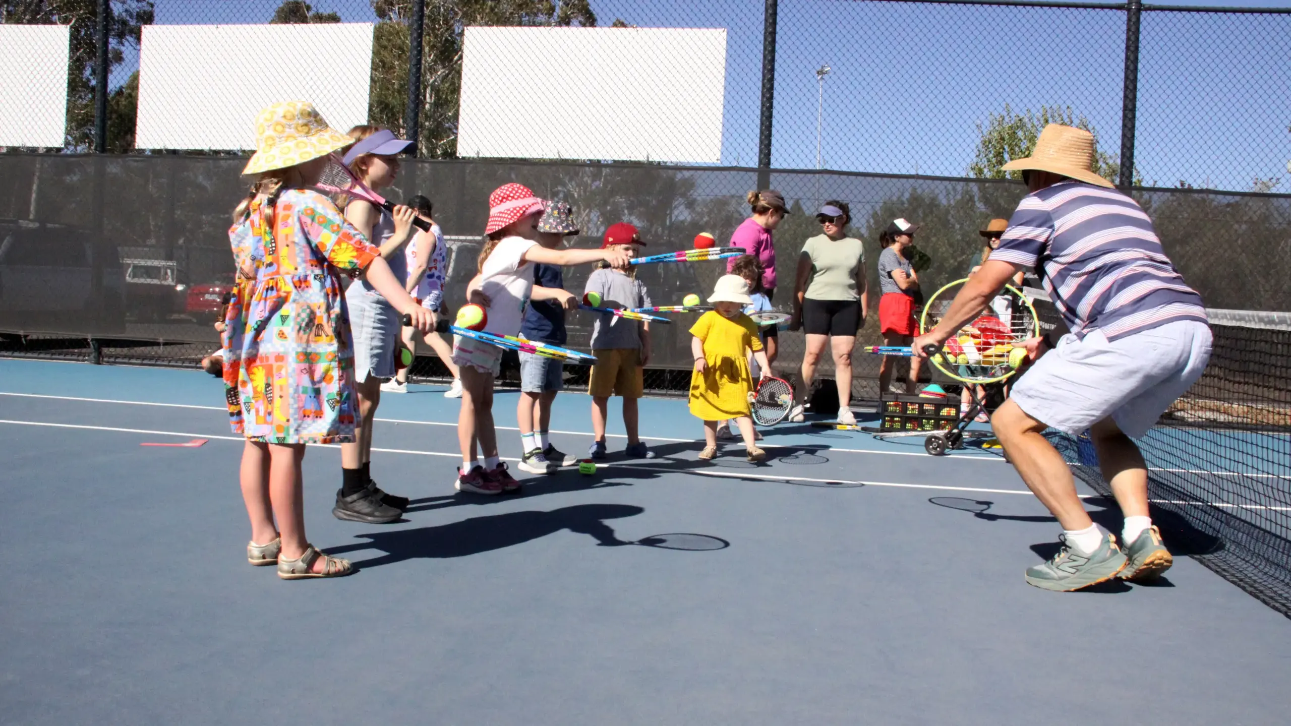 Strong turnout at Beechworth Tennis Club open day
