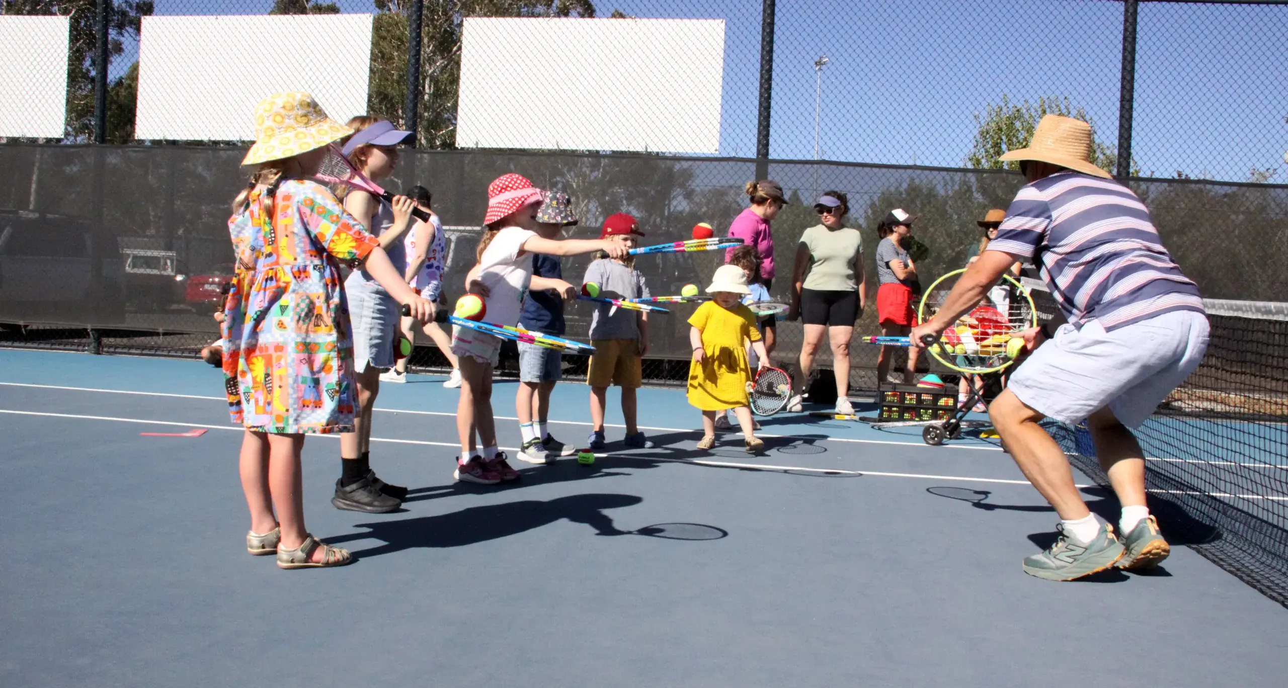 Strong turnout at Beechworth Tennis Club open day