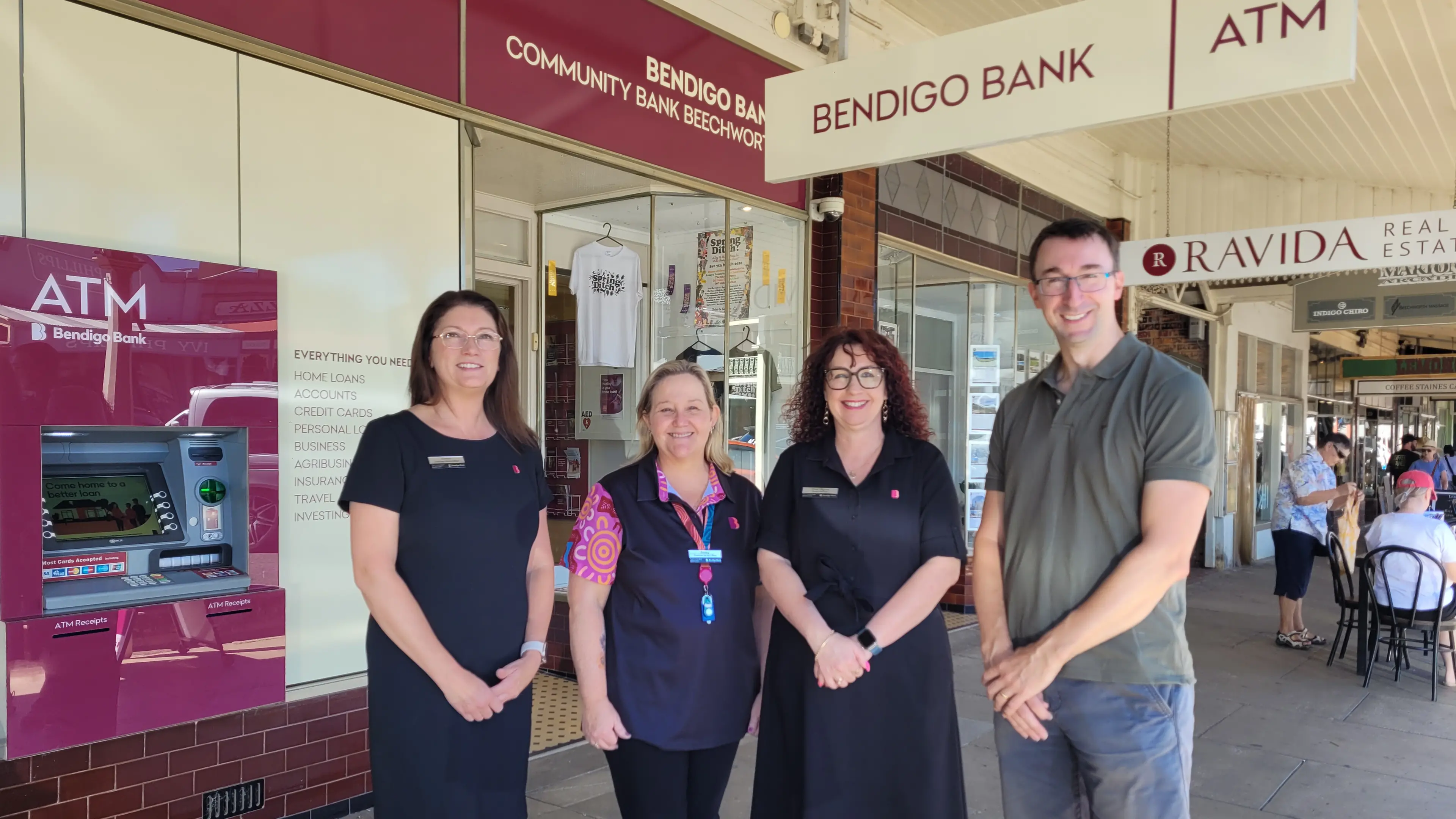 Colour rebranding and updates for local community bank