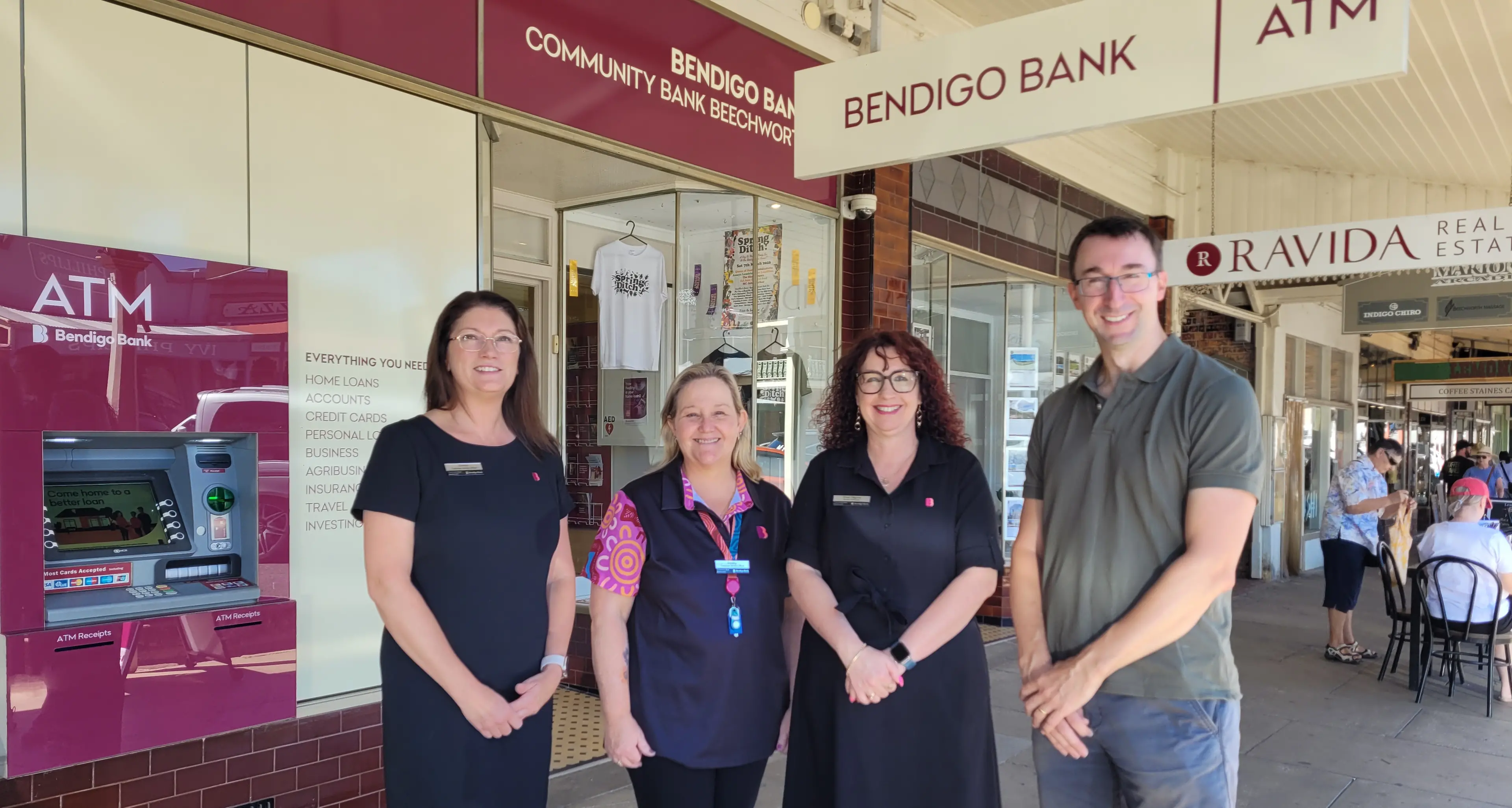 Colour rebranding and updates for local community bank