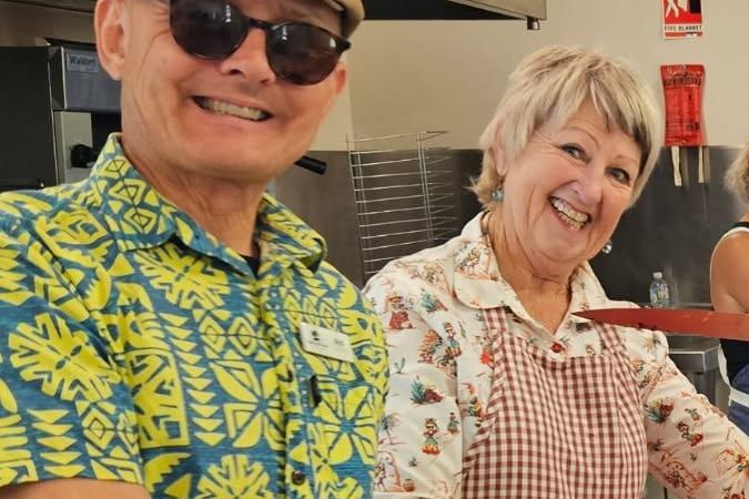 Community sharing feast with pizza night a big success