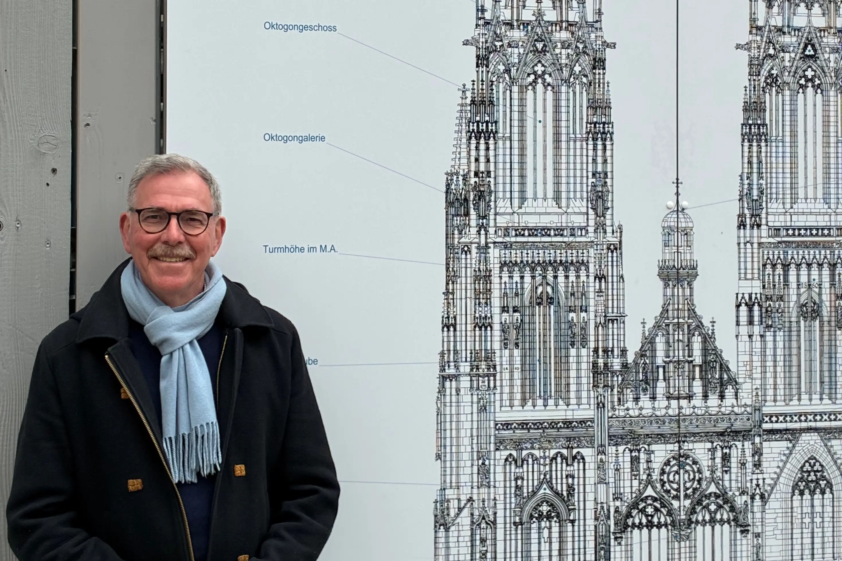 <p>LANDSCAPE AND MUSIC: Jamie Kronborg outside St Peter\\u2019s Cathedral in the UNESCO World Heritage-listed Bavarian city of Regensburg late last year.</p>\\n