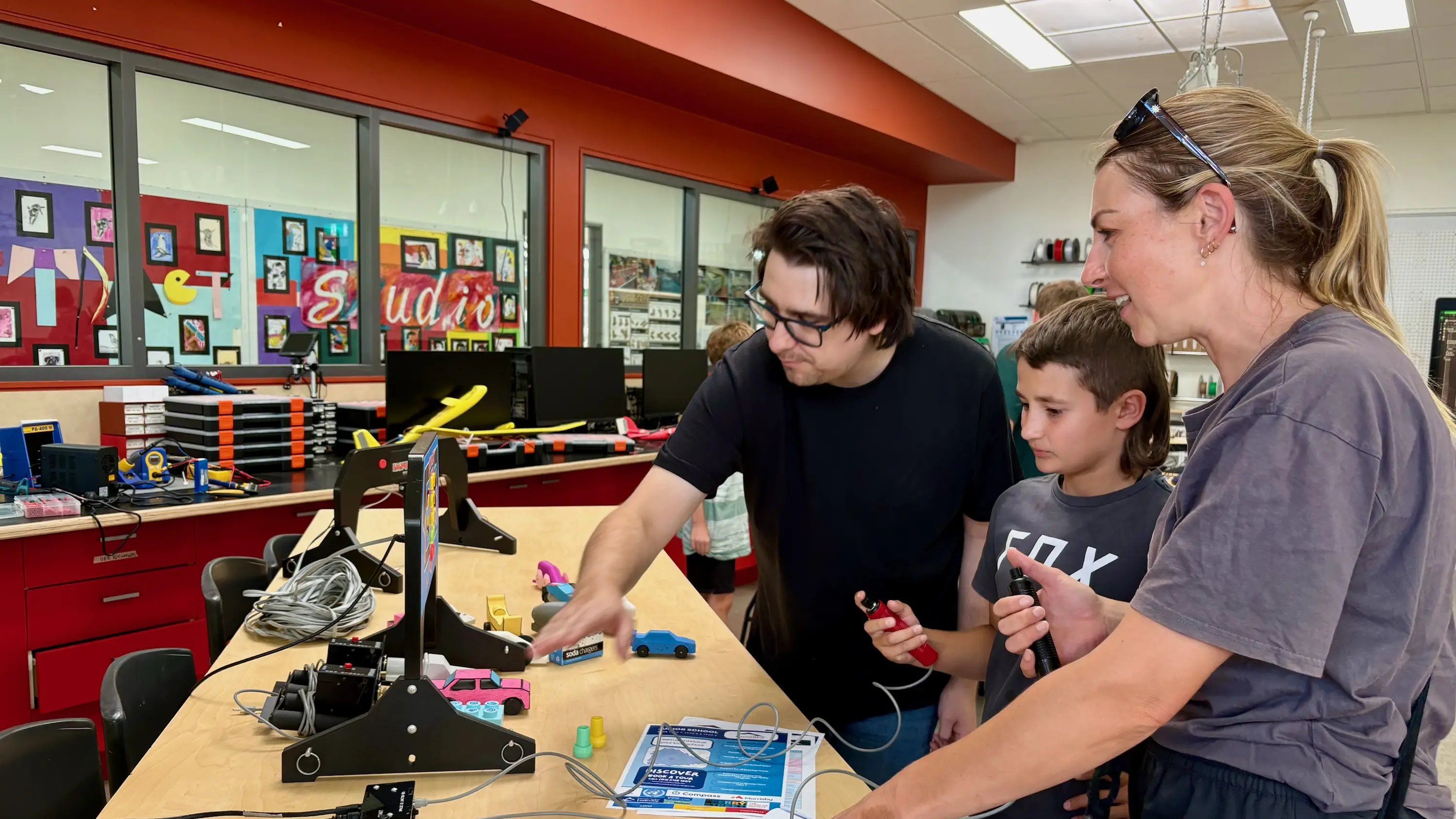 Prospective students explore local secondary college