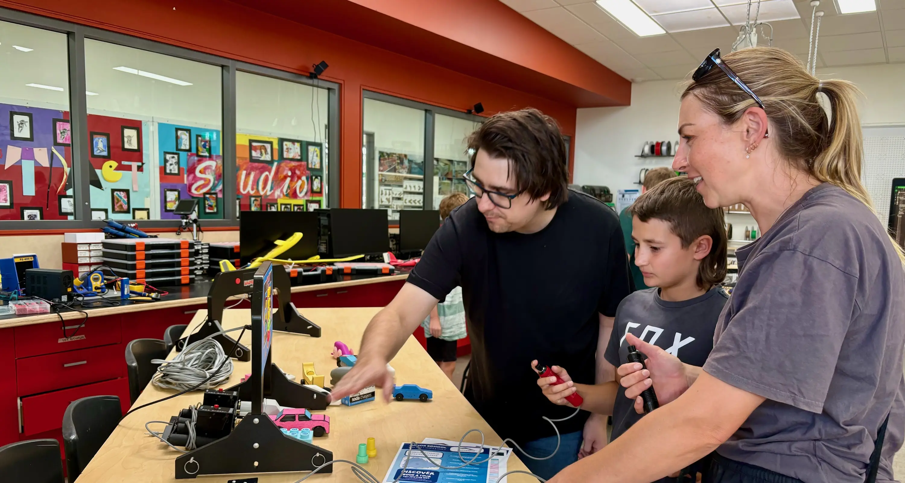 Prospective students explore local secondary college