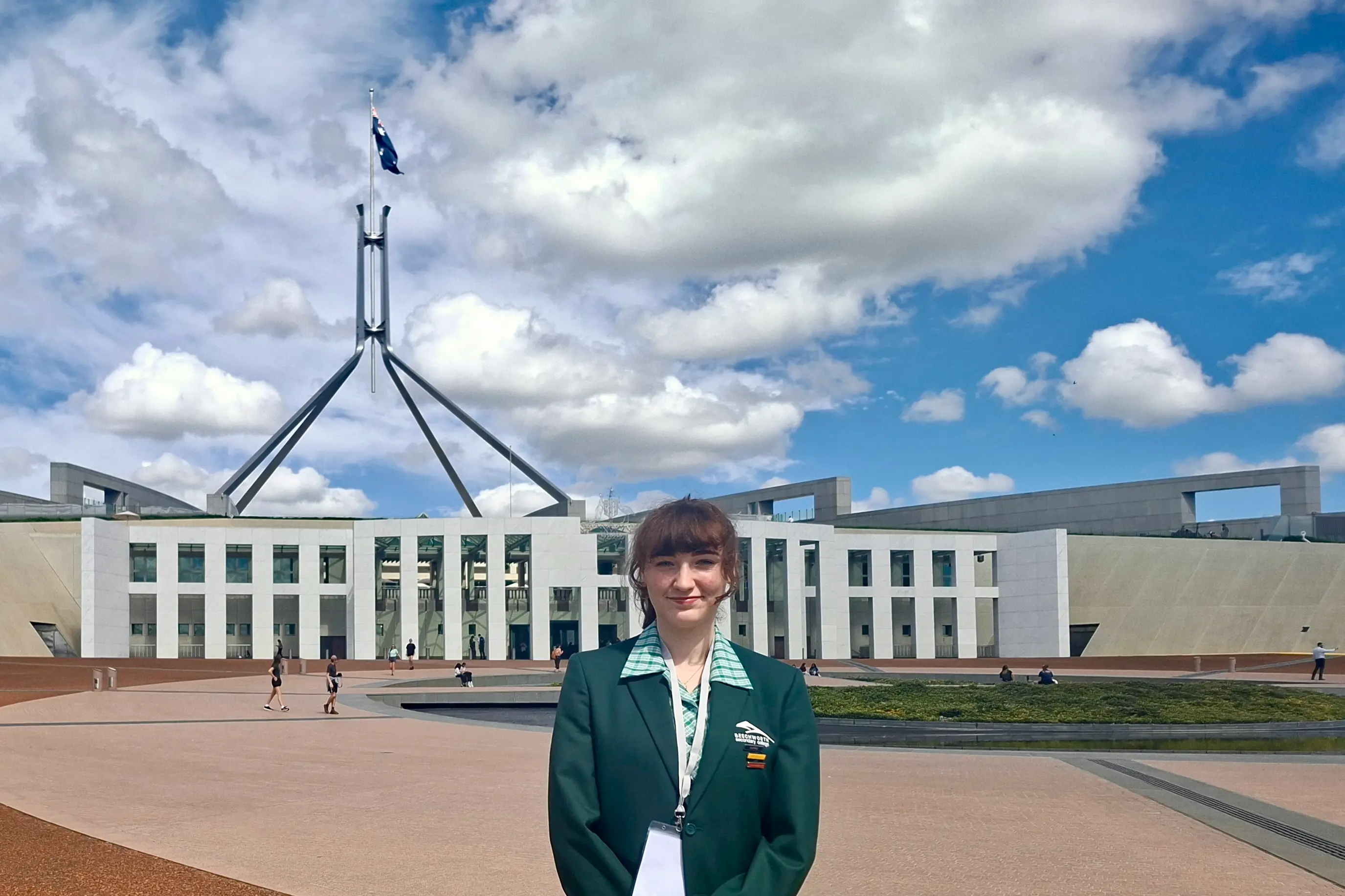 <p>LEARNING CURVE: Beechworth Secondary College student Amy Schilling took part in 31st National Schools Constitutional Convention in Canberra last week.</p>\\n