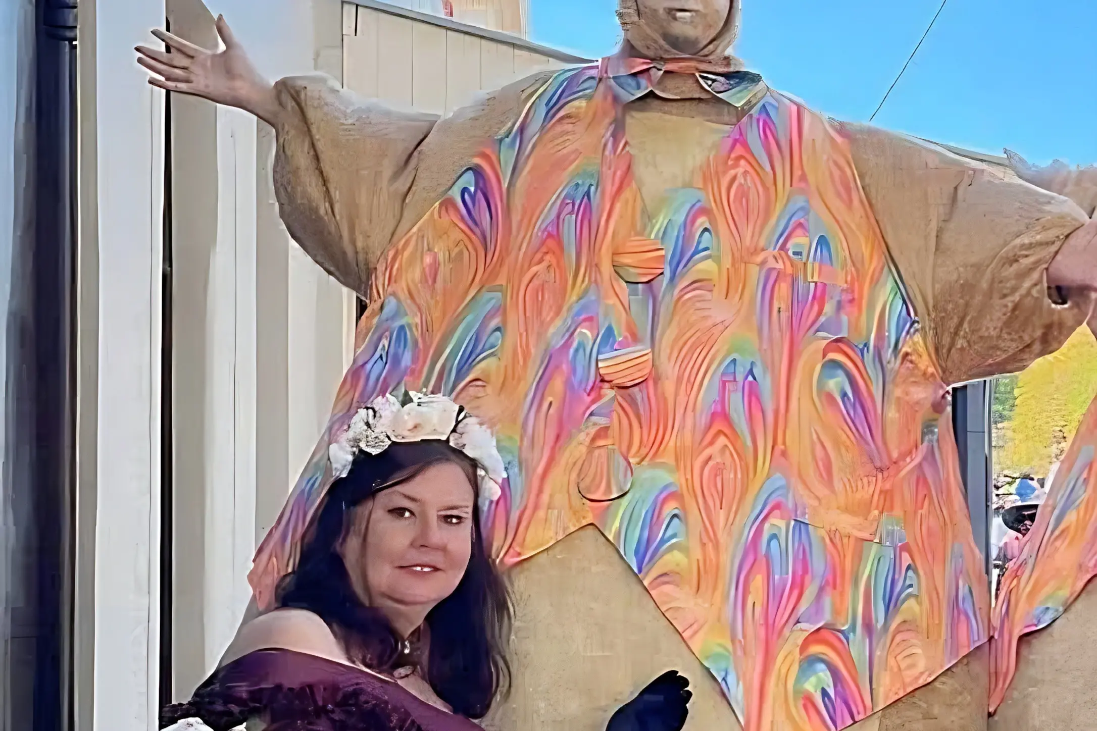 <p>JOY: Beechworth\\u2019s Sharon Gray enjoys dressing in period costume for special events around town.</p>\\n