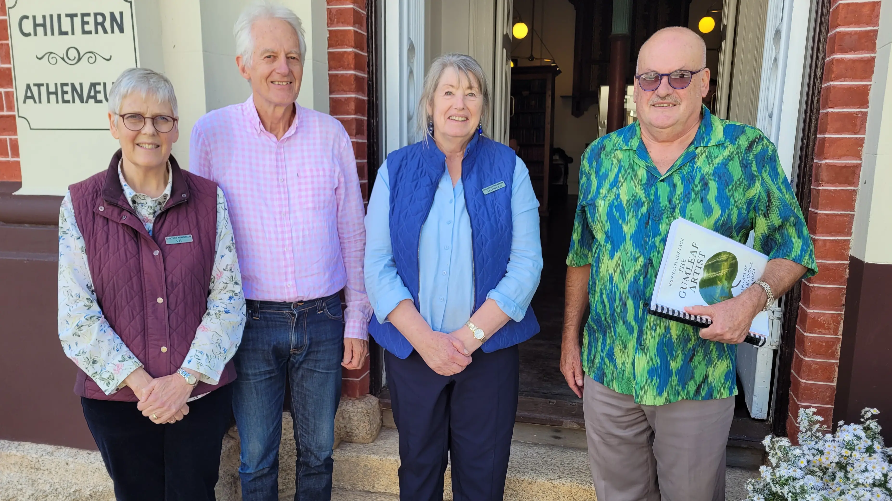 Descendants of a local pioneer bush artist drawn to Athenaeum opening