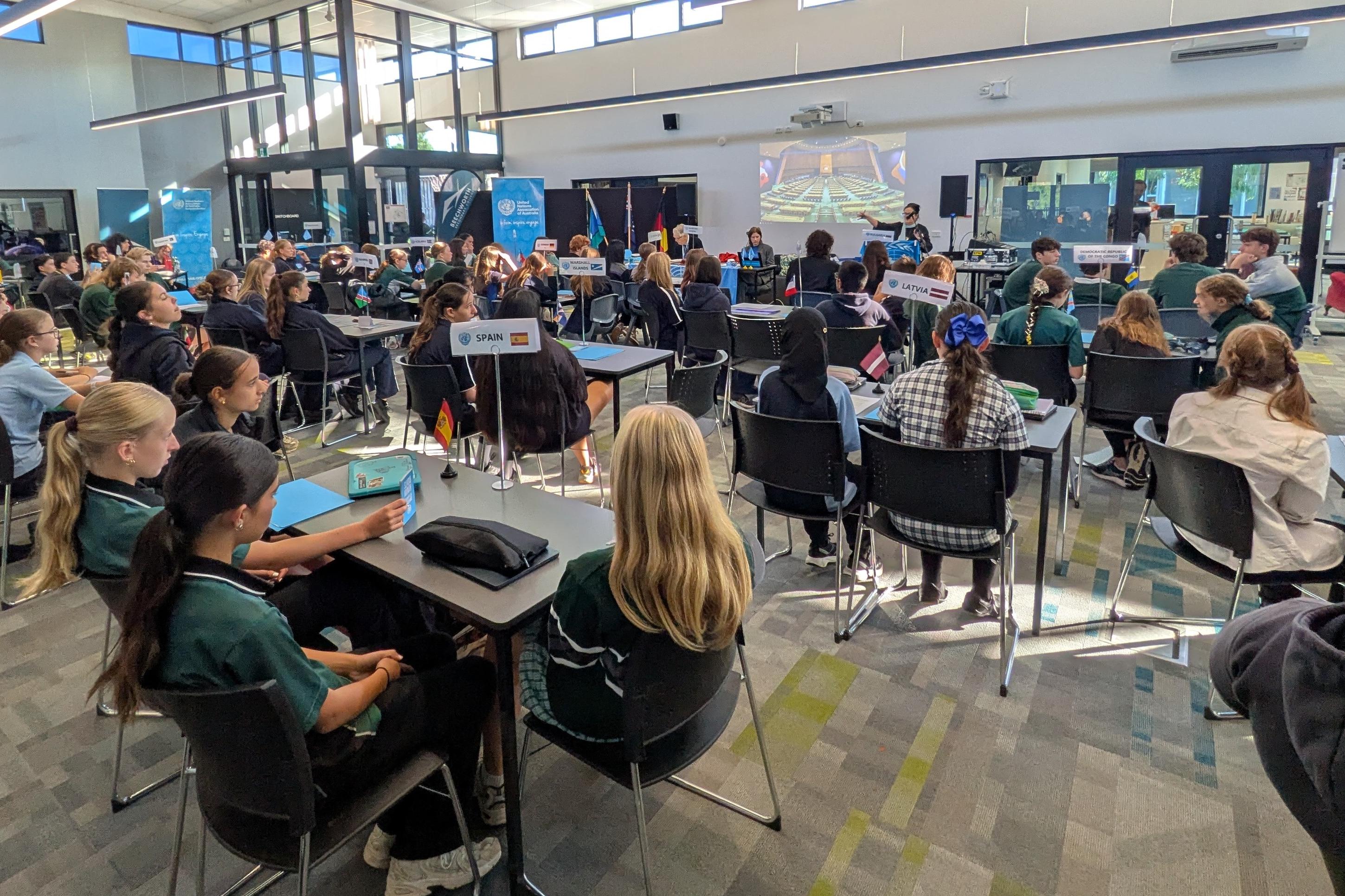 Beechworth Secondary College hosts its third annual Model UN Assembly
