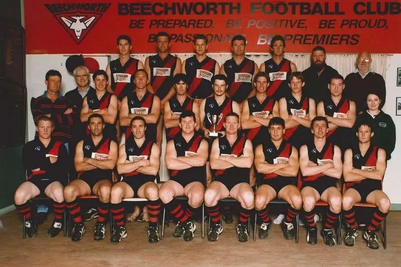 <p>THE BOMBERS OF OLD: Beechworth will hold its past players round this weekend, reflecting on teams of the past. PHOTO: BFNC</p>\\n