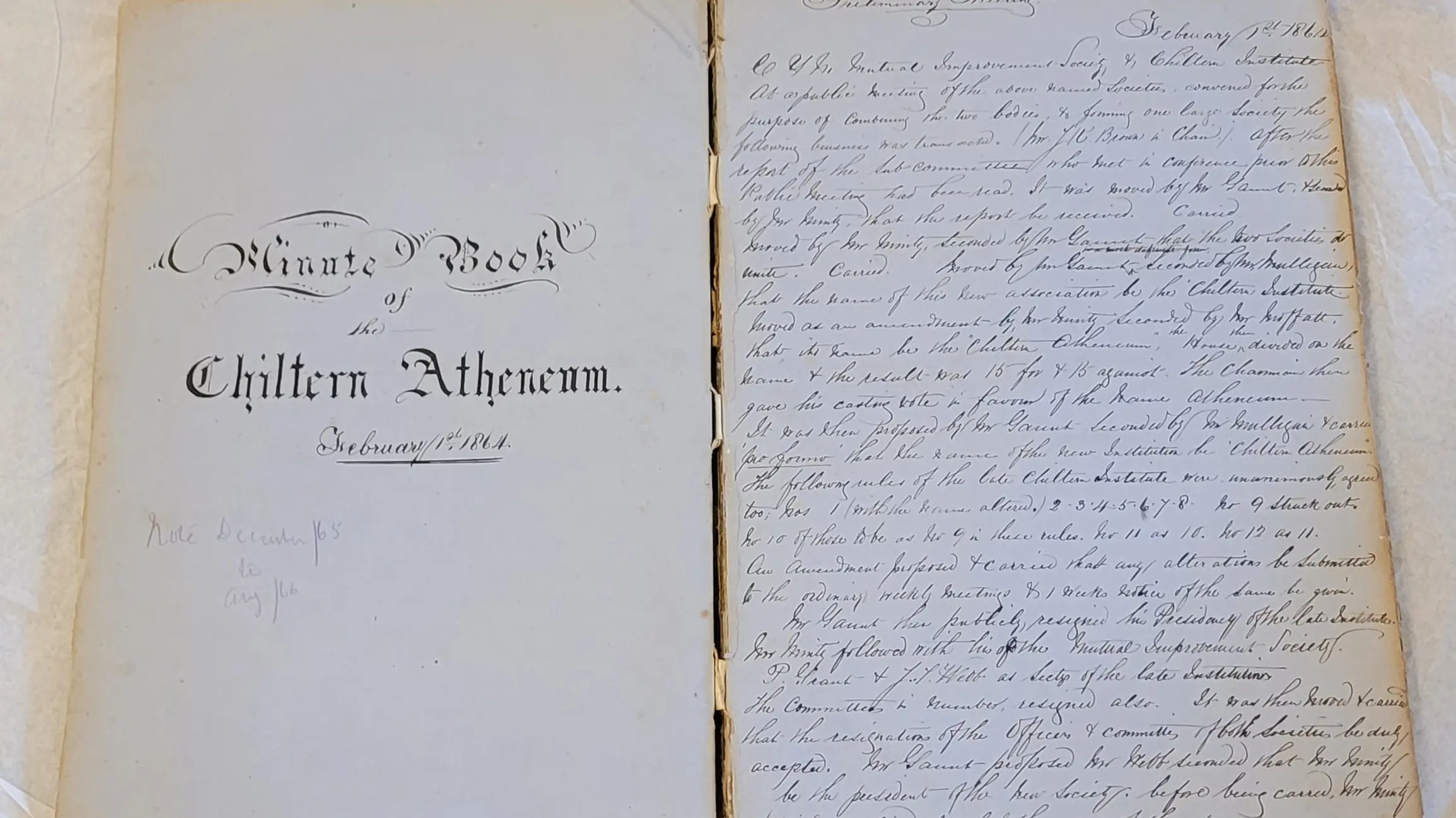 A treasured find presented to Athenaeum