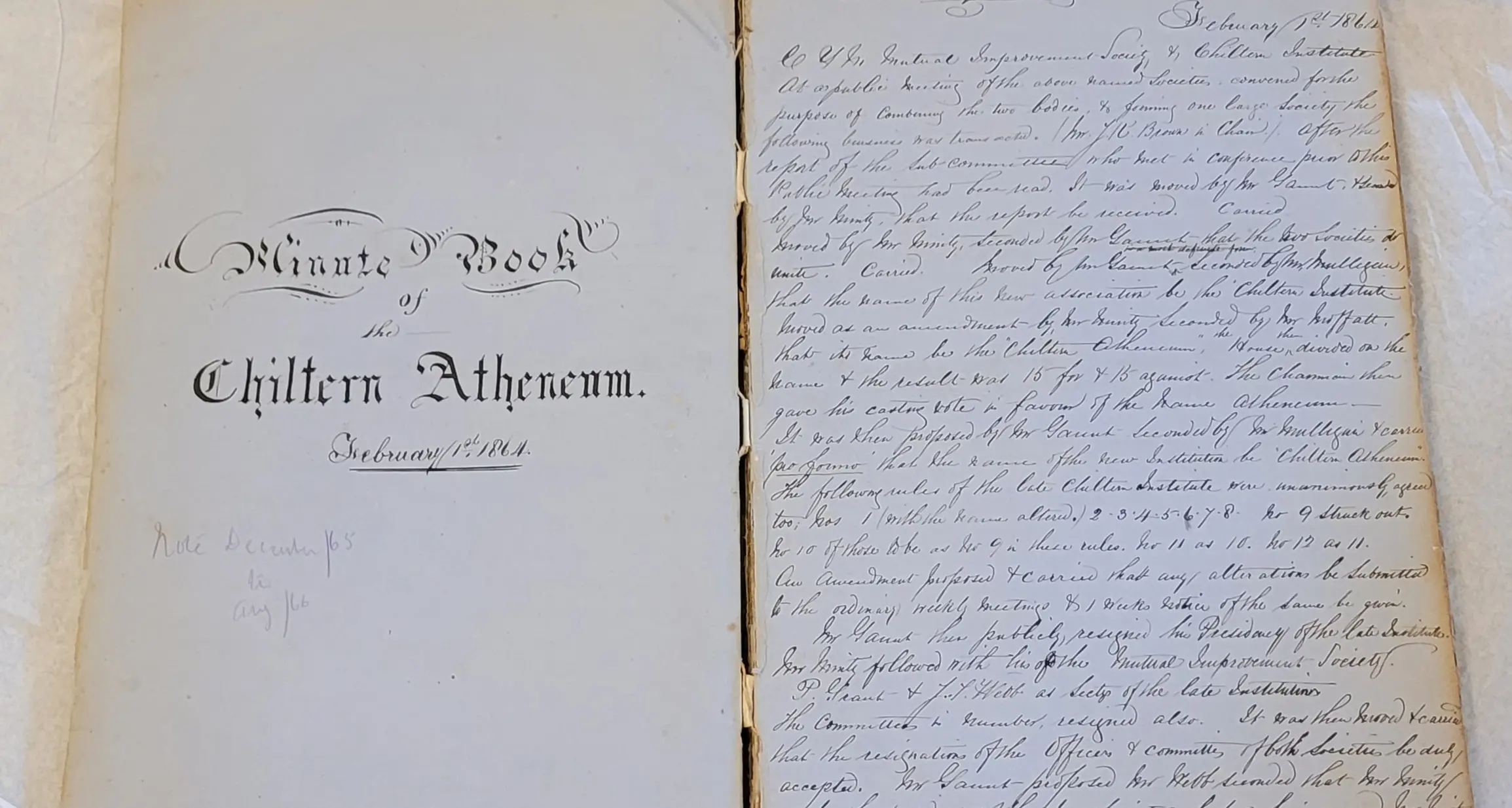 A treasured find presented to Athenaeum