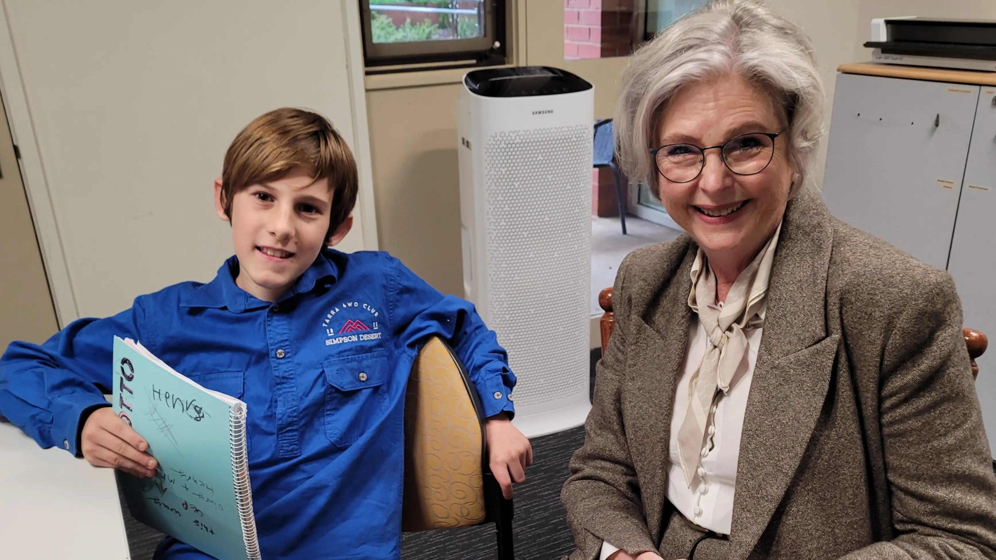 Montessori students learn about parliament