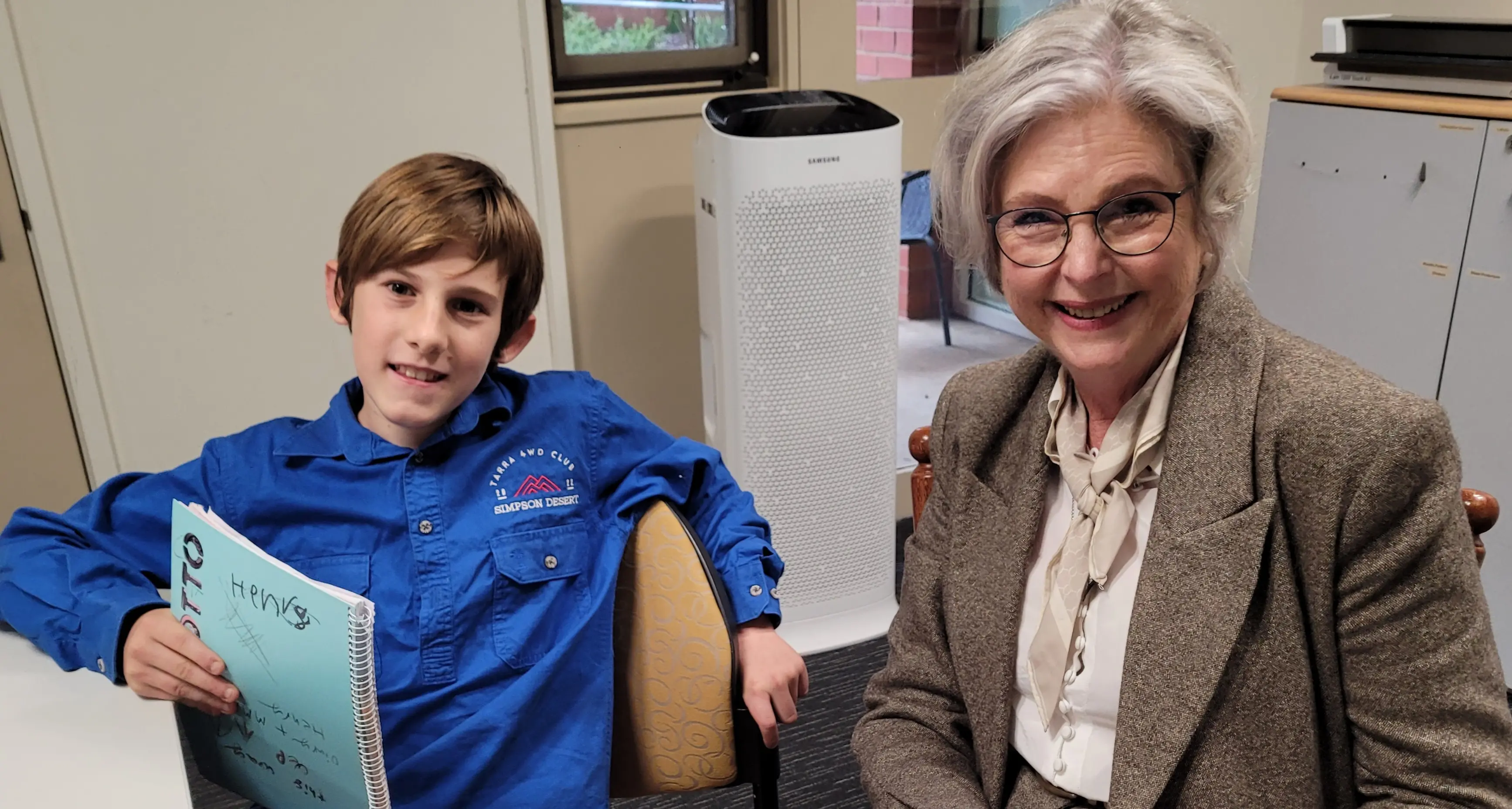 Montessori students learn about parliament