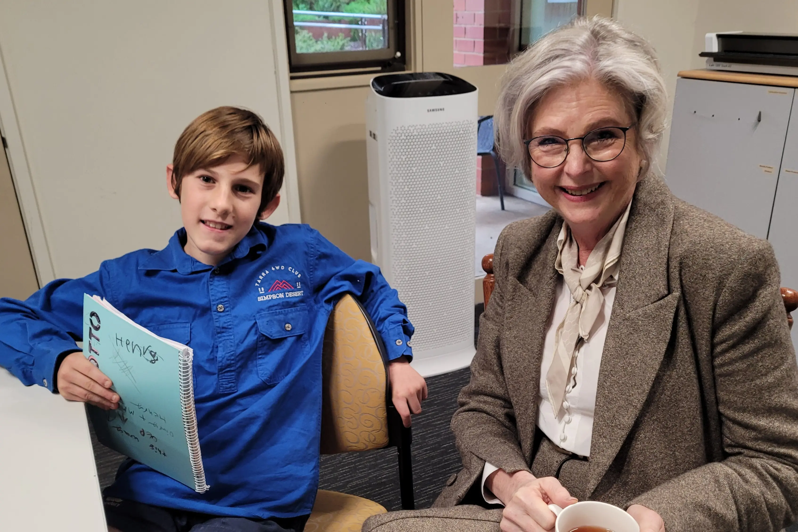 Montessori students learn about parliament