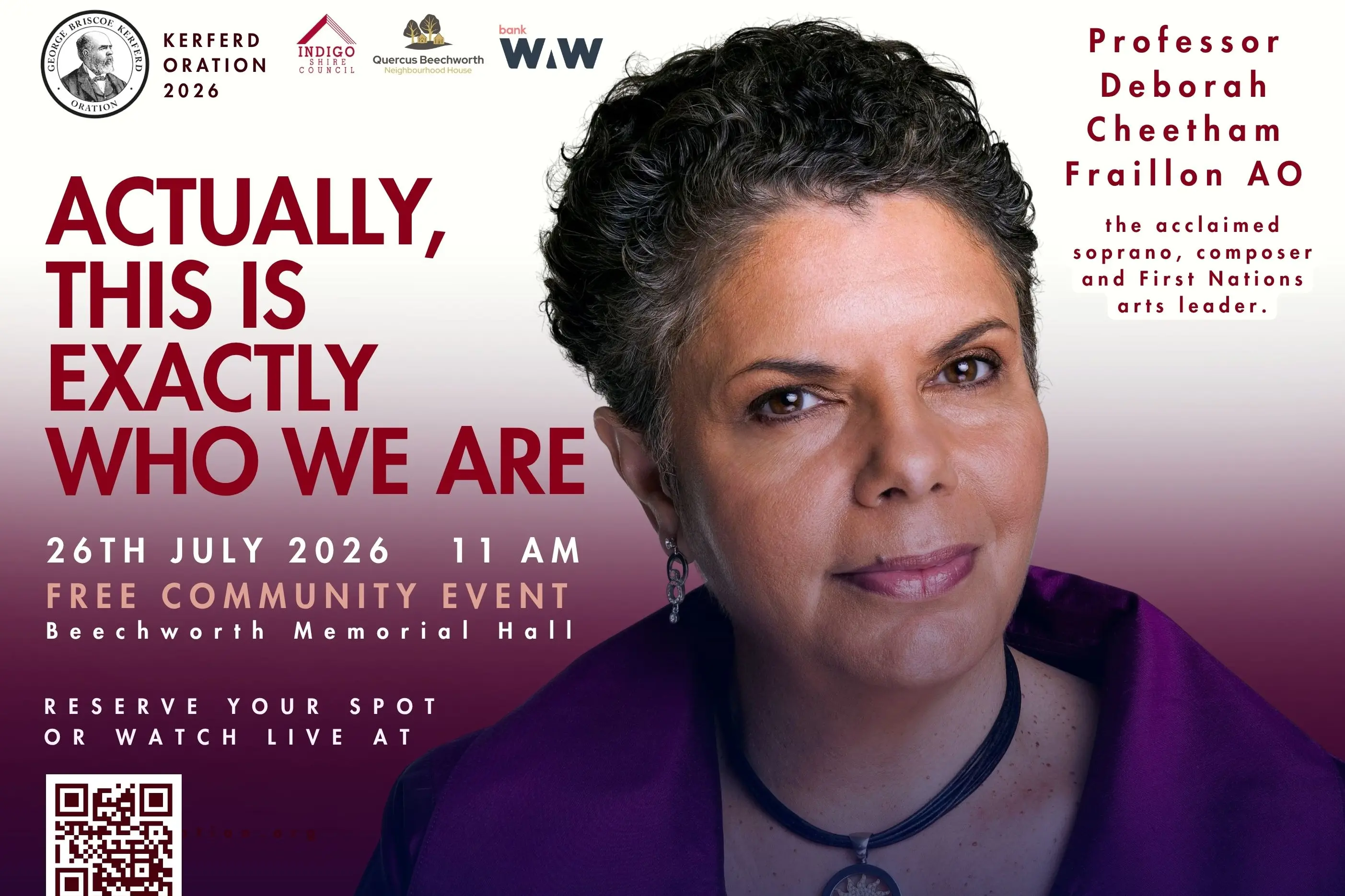 <p>HIGHLIGHTING IDENTITY: Professor Cheetham Fraillon will be speaking at this year\\'s George Kerferd Oration on 26 July.</p>\\n