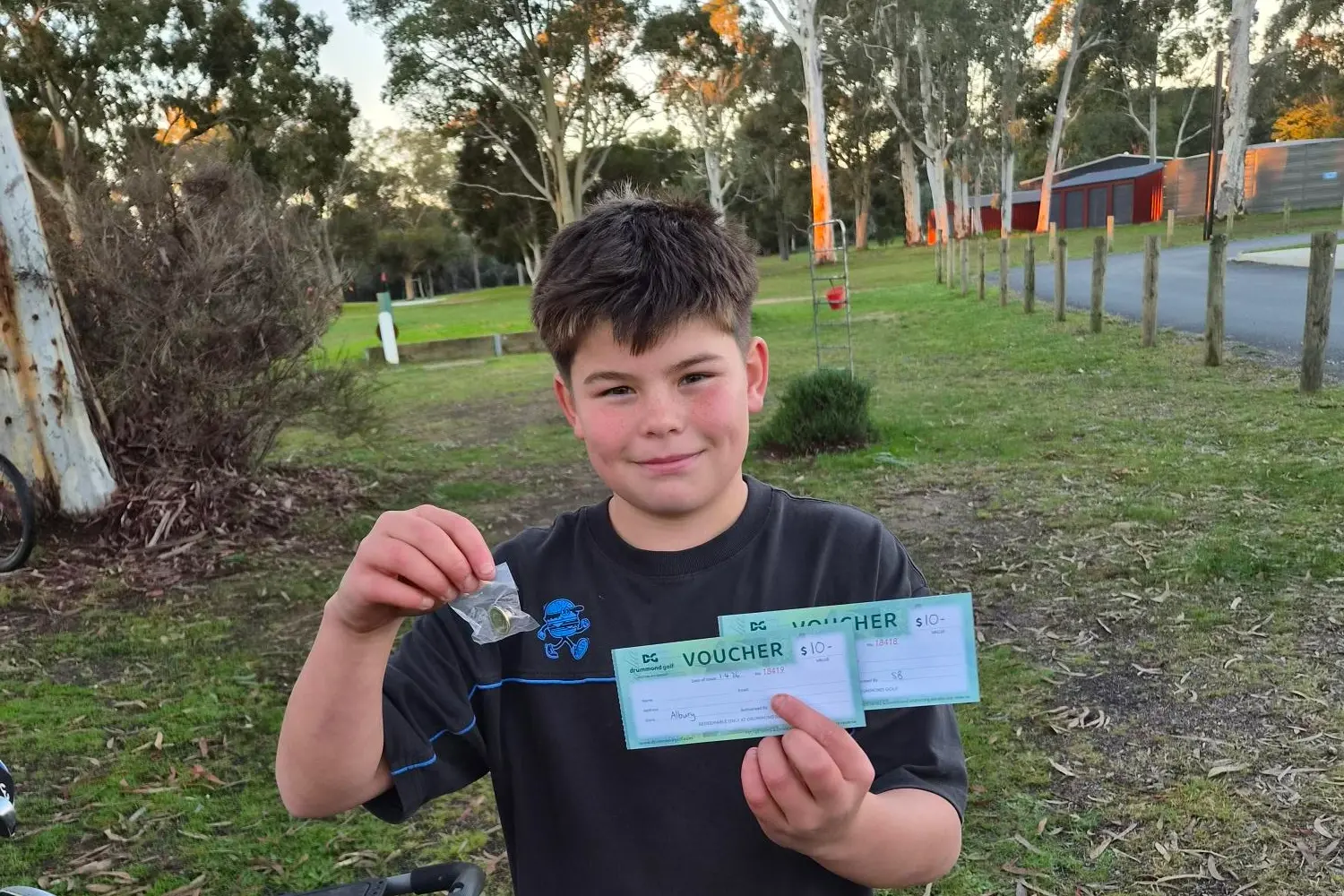 <p>HAPPY DAYS: Ashton Leary took home the Beechworth Golf Club Monthly Medal last Sunday with an impressive 39 Stableford points.</p>\\n