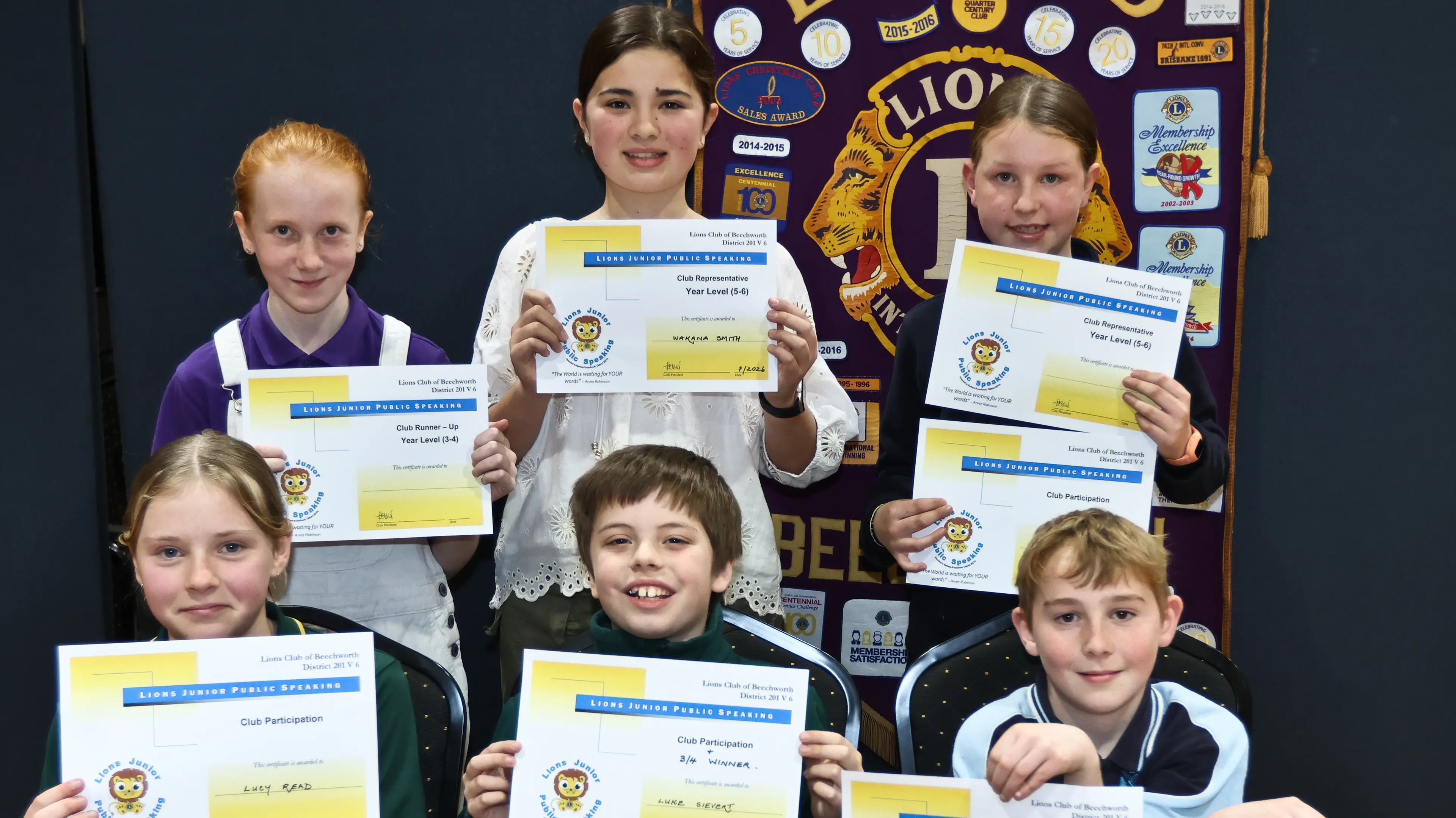 Young students talk it up at local competition