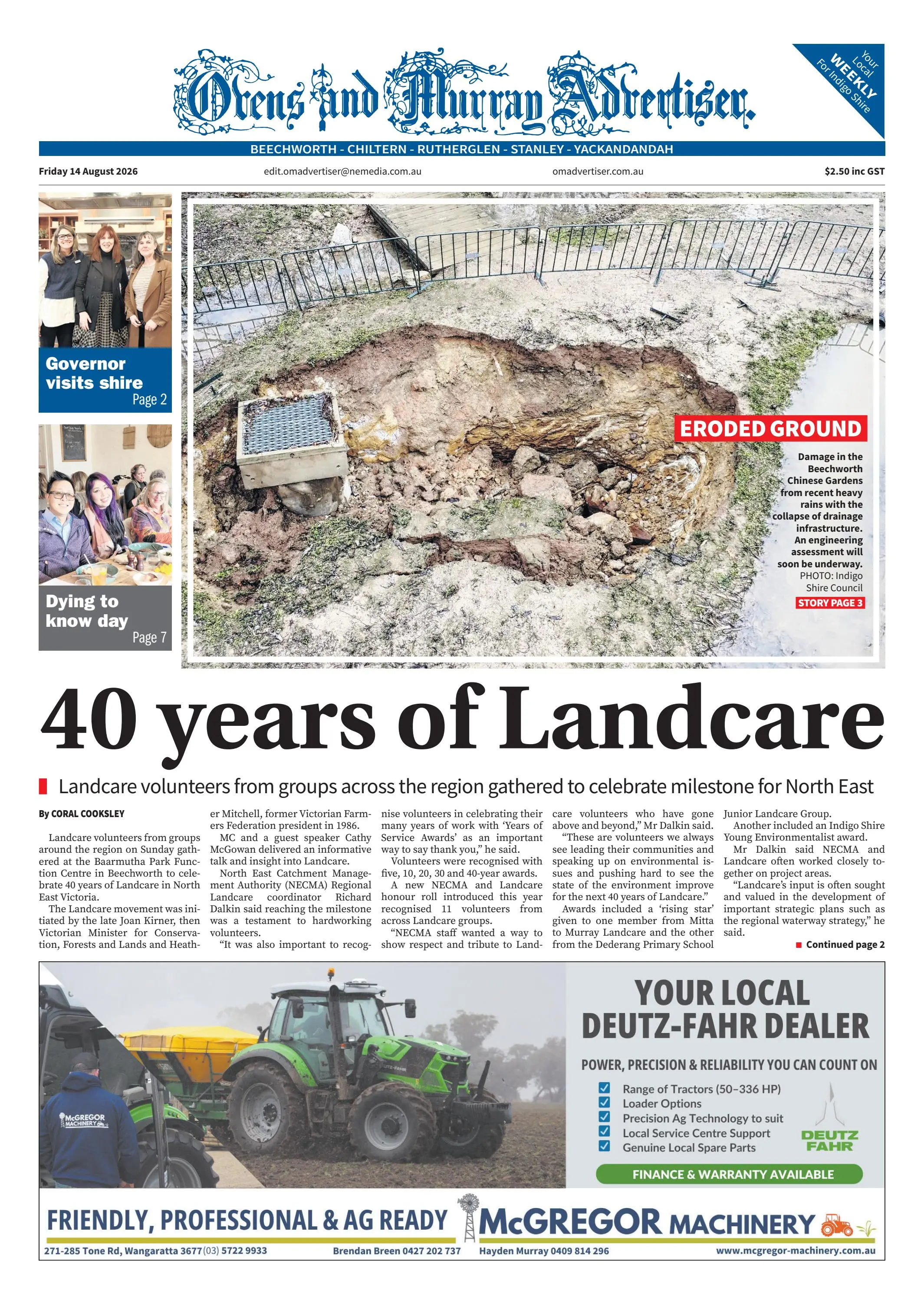 Ovens & Murray Advertiser, Friday, August 14, 2026