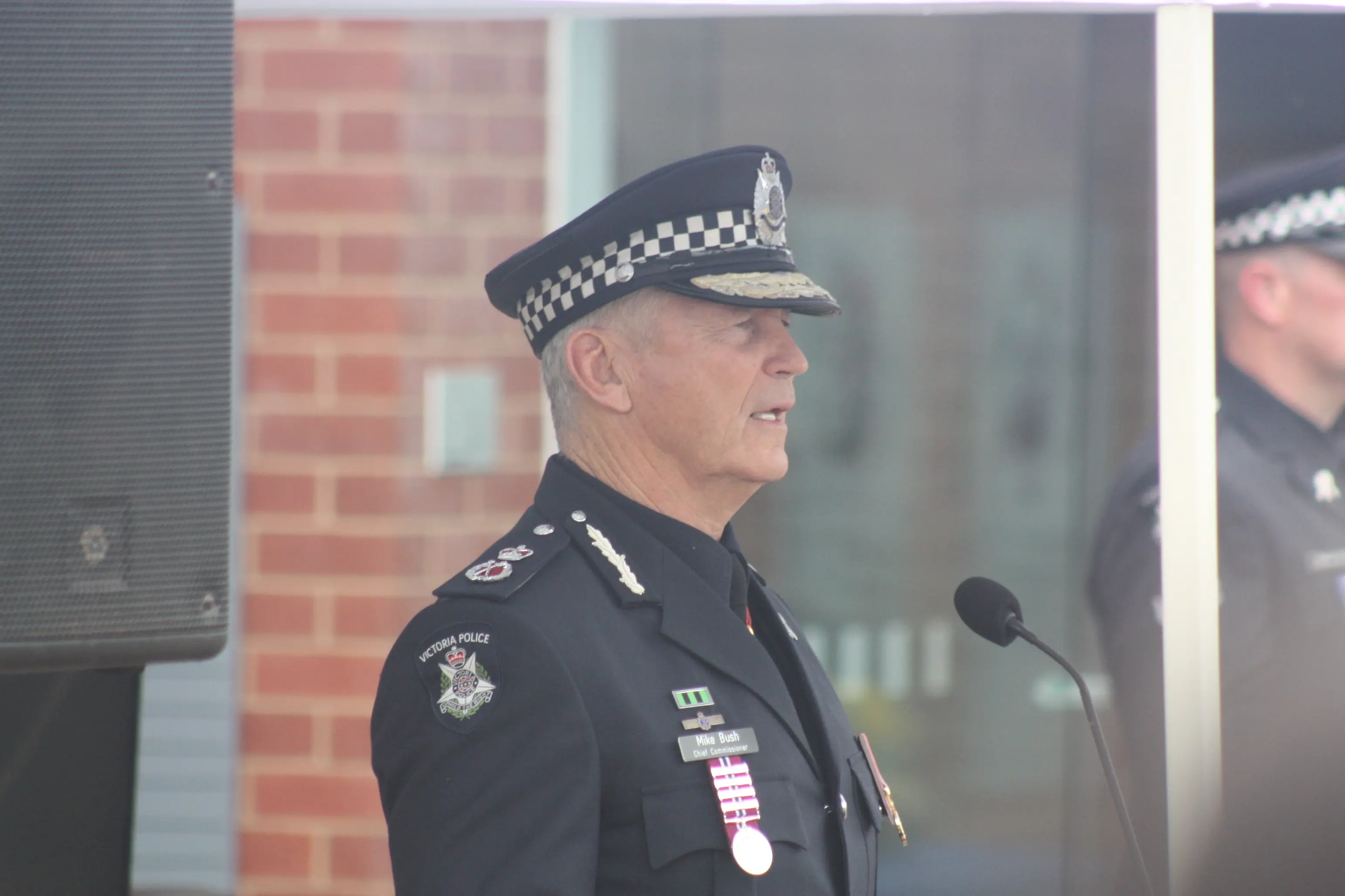 <p>HOLDING TO ACCOUNT: Victoria Police Chief Commissioner Mike Bush said police and prosecutors were considering evidence against alleged associates of Desmond Freeman. PHOTO: Bailey Zimmermann</p>\\n