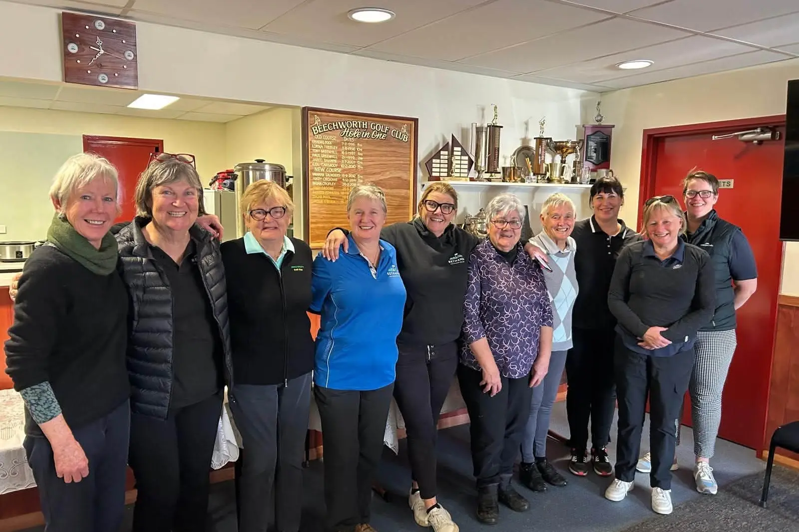 <p>UP FOR THE CHALLENGE: Ladies golfers from Beechworth, Bethanga and Yackandandah took to the course at Beechworth for the tri-club challenge.</p>\\n