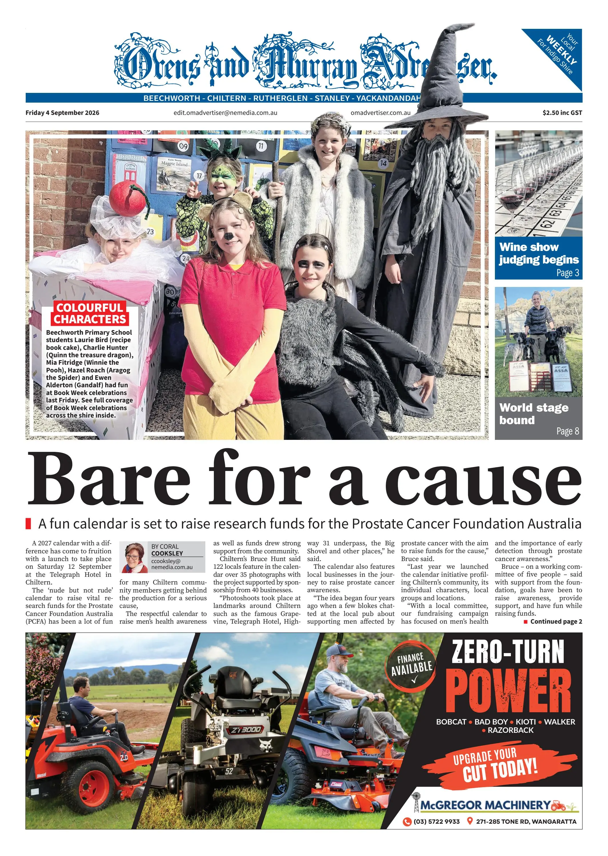 Ovens & Murray Advertiser, Friday, 4 September, 2026