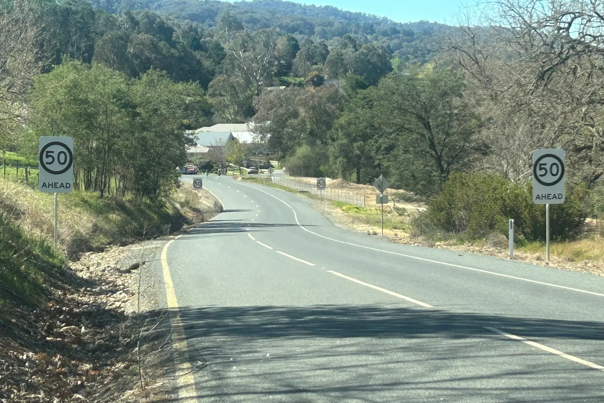 <p>AREA OF CONCERN: Police monitored speeding on Bells Flat Road, Yackandandah, where they caught multiple speeding motorists. PHOTO: Victoria Police</p>\\n