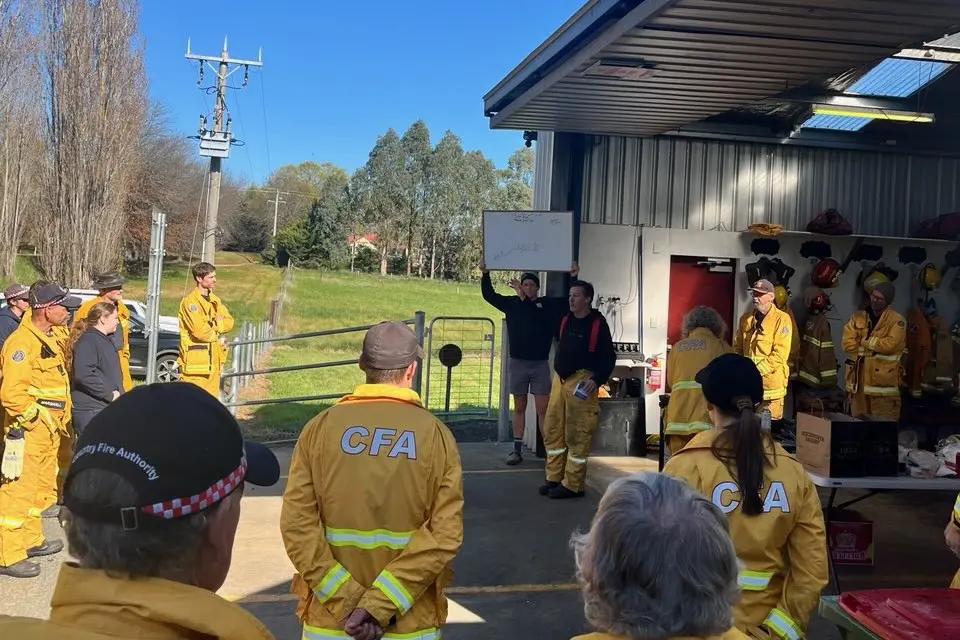<p>TRAINED UP: Local fire brigades recently took part in a mandatory entrapment training drill. PHOTOS: David Garcia</p>\\n