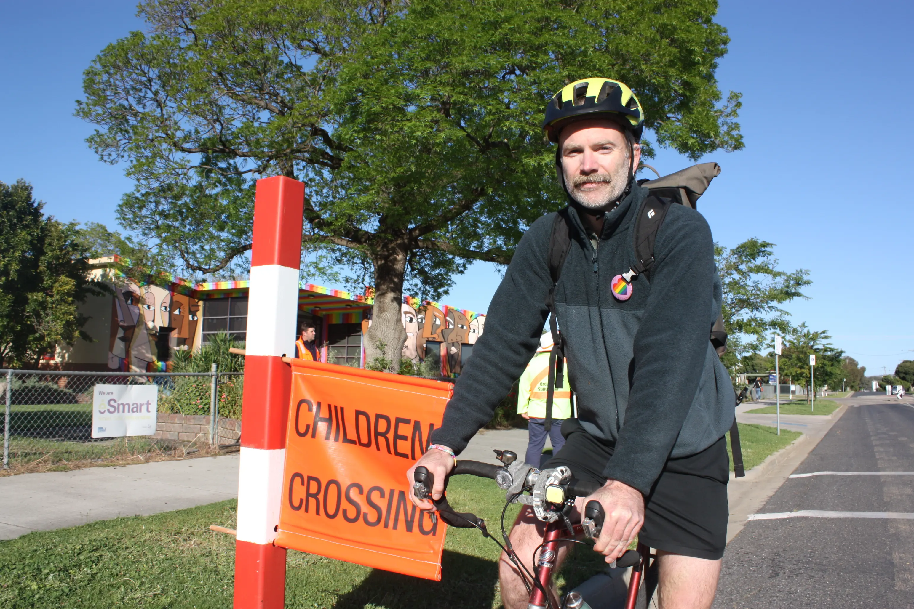 <p>ON YOUR BIKE: RoadSafe North East are encouraging the community to rise to work on 14 October, like Yarrunga Primary School teacher Riley Minns (pictured). PHOTO: Bailey Zimmermann</p>\\n