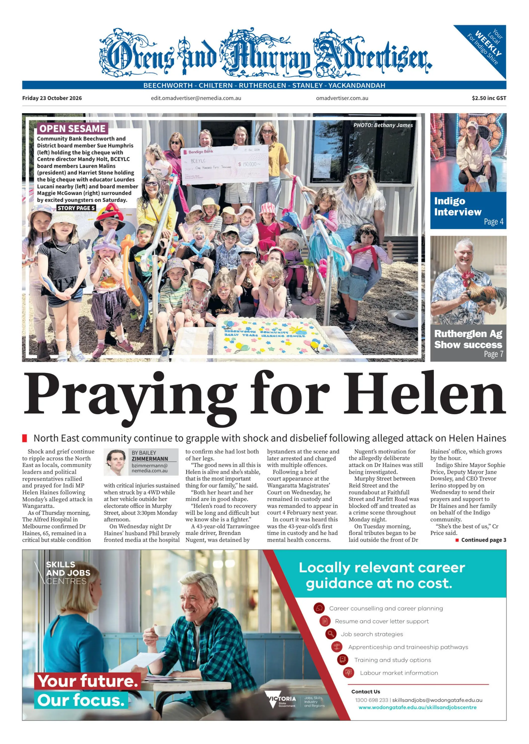 Ovens & Murray Advertiser, Friday, 23 October, 2026