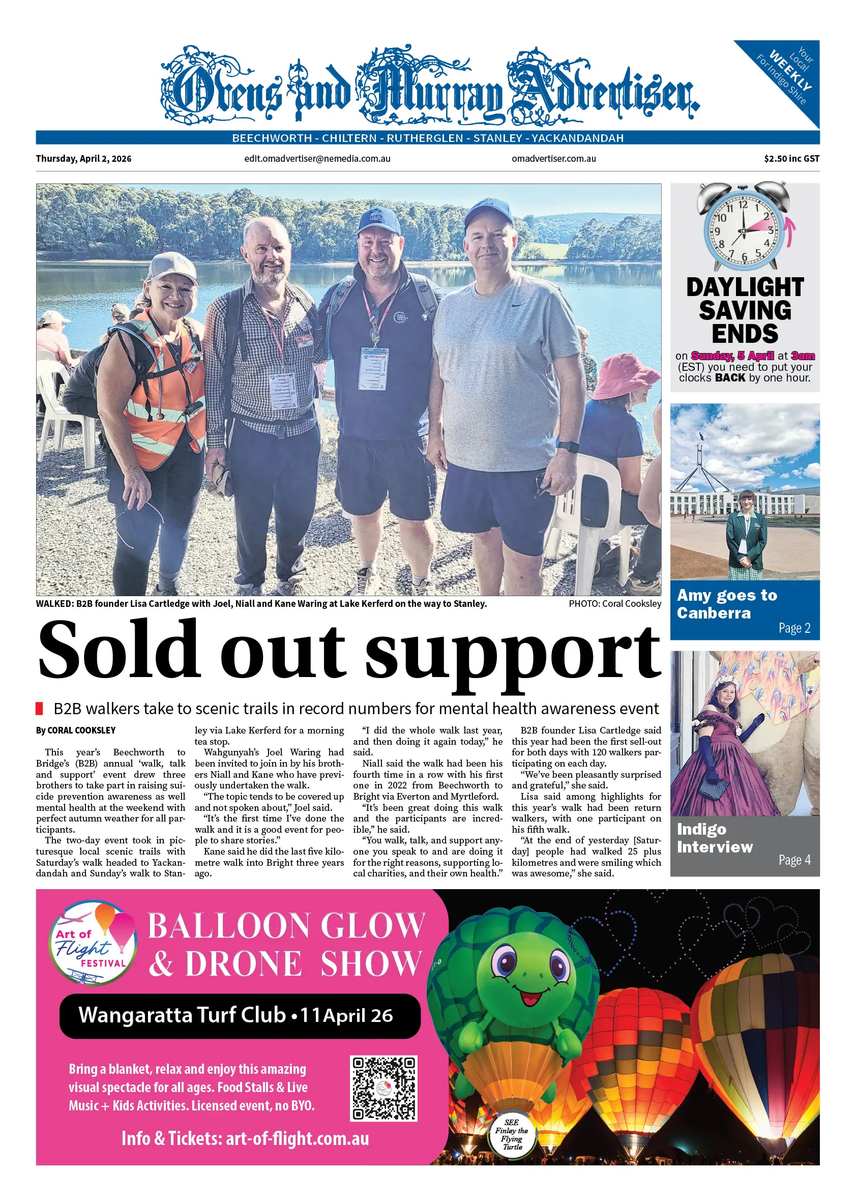Ovens & Murray Advertiser, Thursday, April 2, 2026