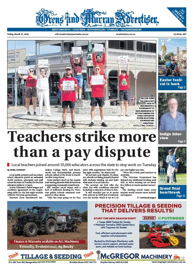 Ovens and Murray - Friday, March 27, 2026