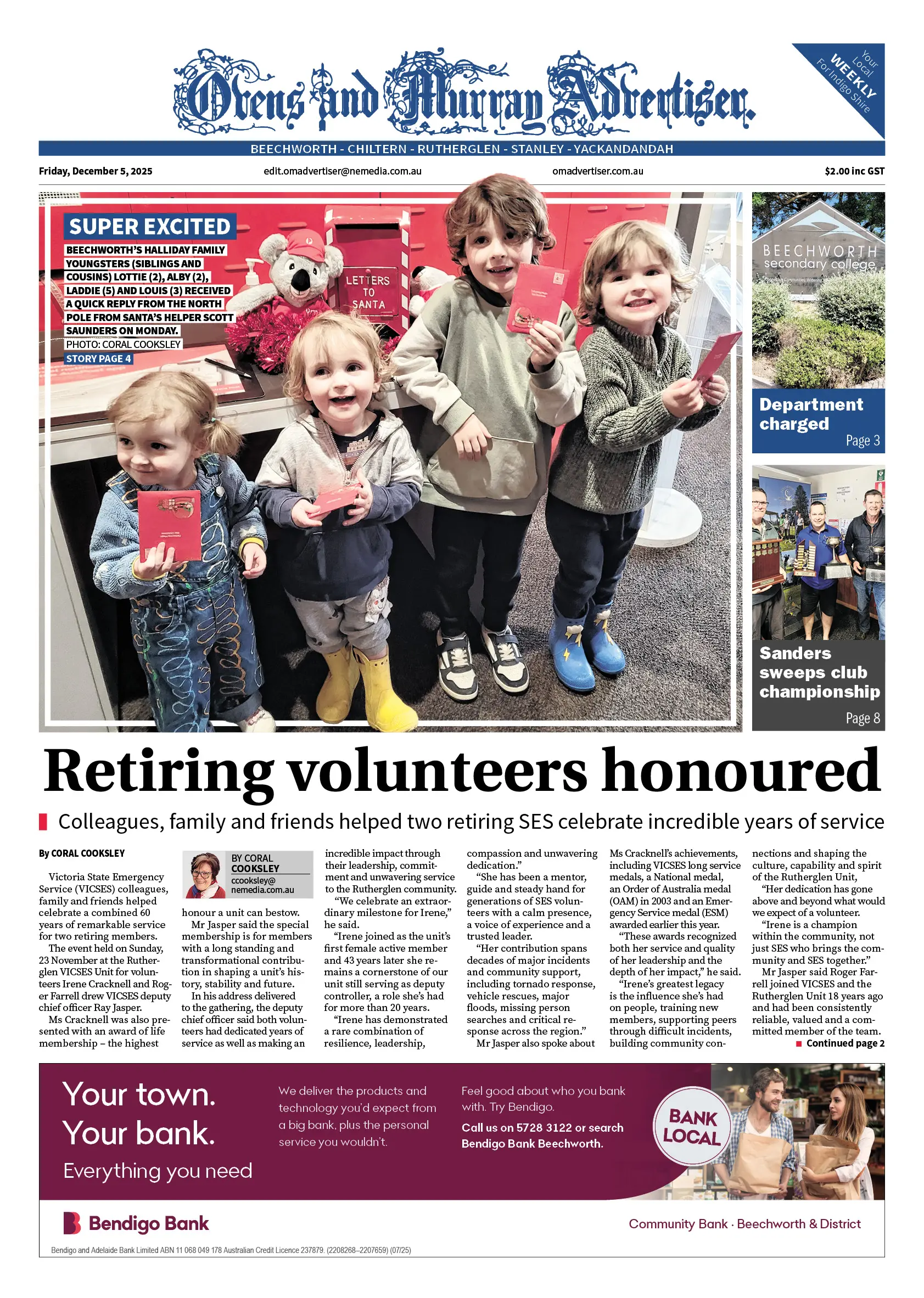 Ovens and Murray Advertiser, Friday, December 5, 2025